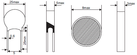 自恢復(fù)保險(xiǎn)絲尺寸